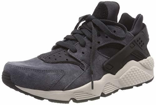 Fashion Nike Air Huarache Run PRM, Zapatillas de Gimnasia para Hombre, Negro