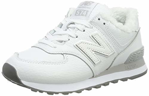 Fashion New Balance 574v2, Zapatillas para Mujer, Blanco