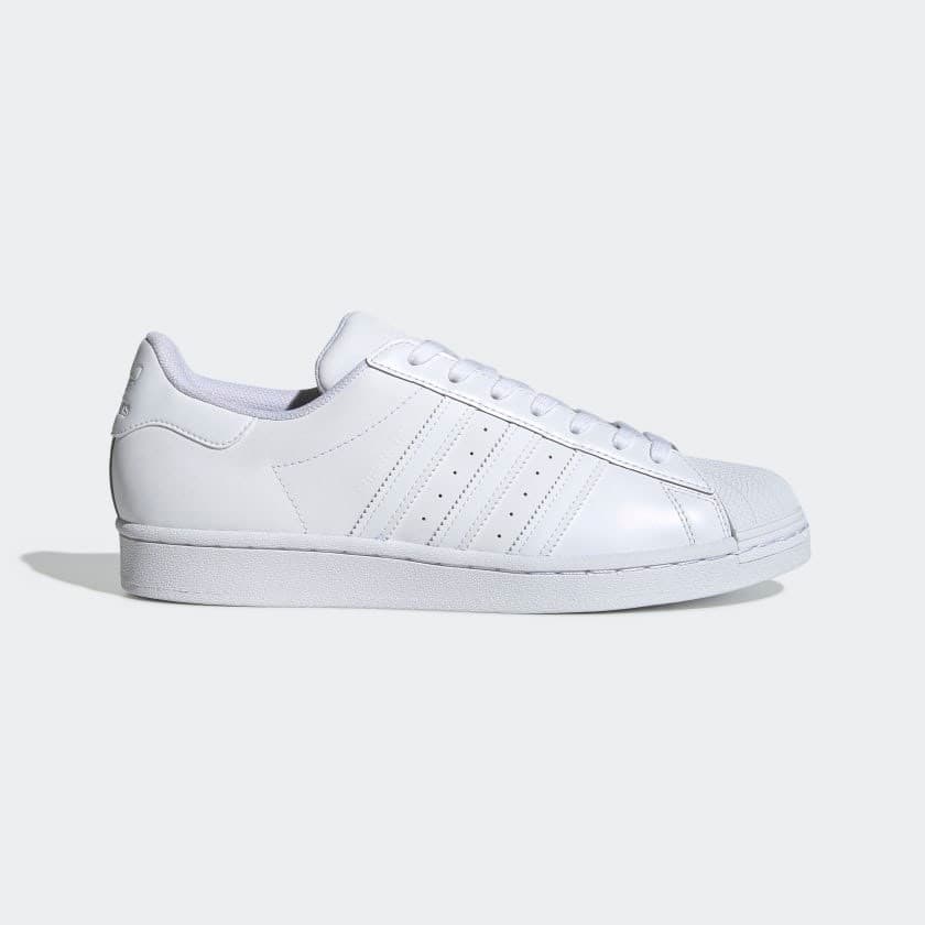 Moda Adidas superstar white 