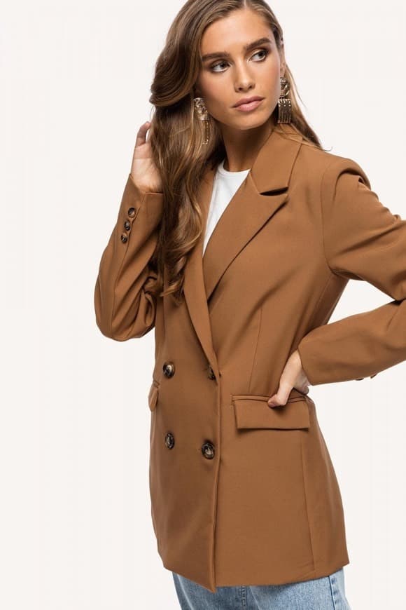 Moda Blazer camel 