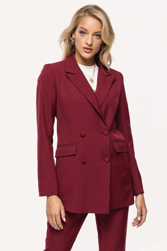 Moda Blazer bordeaux 