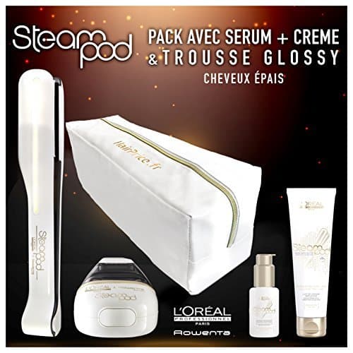 Belleza L'Oreal - Pack de plancha de vapor para el pelo Steampod 2.0