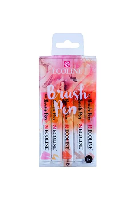 Product Talens Ecoline 5 brush pens "Beige Pink"