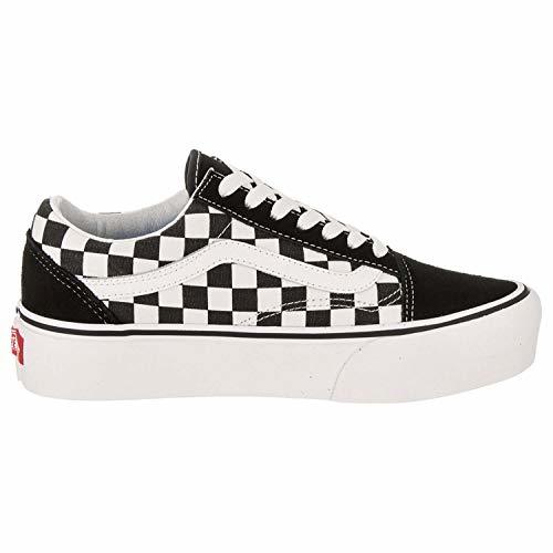 Fashion Vans Old Skool Platform Calzado Checkerboard