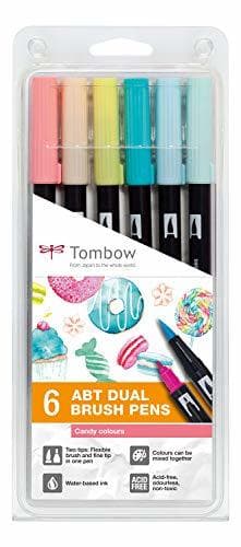 Electronic Tombow ABT-6P-4 ABT - Rotuladores de doble pincel