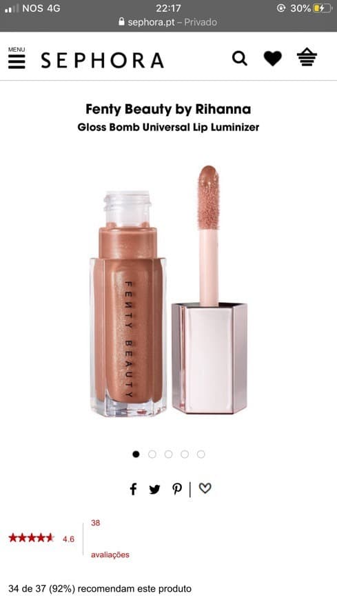 Producto Fenty Beauty by Rihanna-Gloss Bomb Universal Lip Luminizer