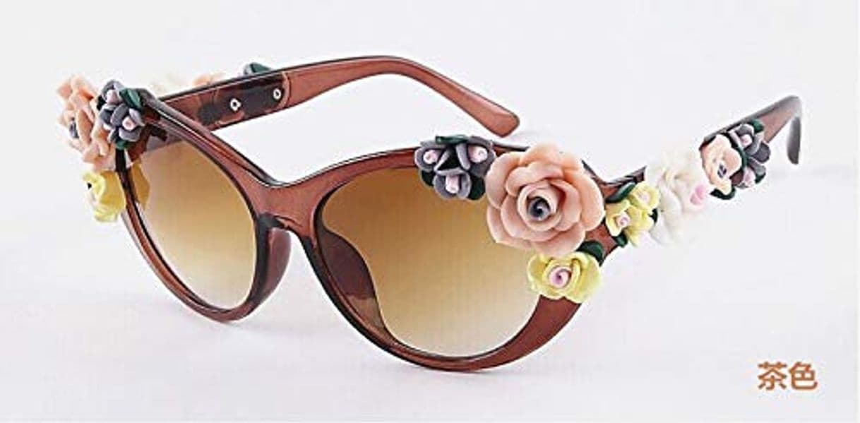 Product NO LOGO SFFSMD Flor Gafas de Sol de Las Mujeres del Ojo