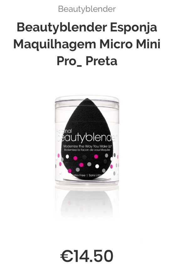 Moda Beautyblender Esponja Maquilhagem Micro Mini 