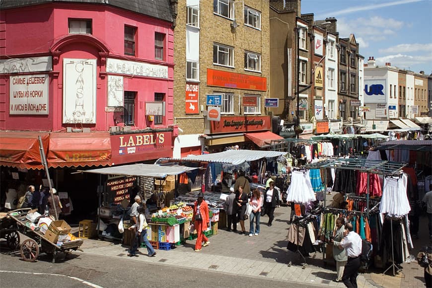 Lugar Brick Lane Market