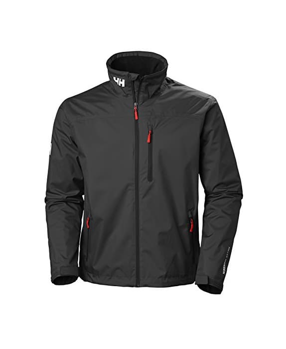 Fitness Helly Hansen Crew Midlayer Chaqueta deportiva impermeable, Hombre, Negro