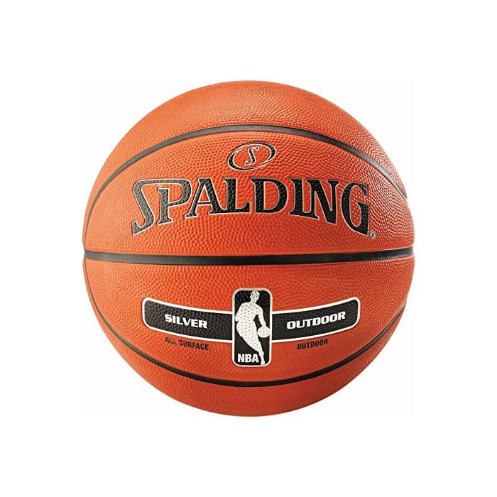 Fitness Spalding NBA Silver Outdoor 83-494Z Balón de Baloncesto