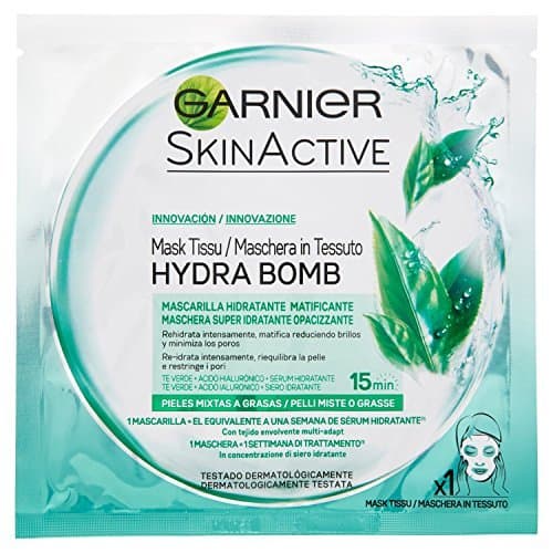 Belleza Garnier Skin Active Mascarilla HydraBomb Matificante