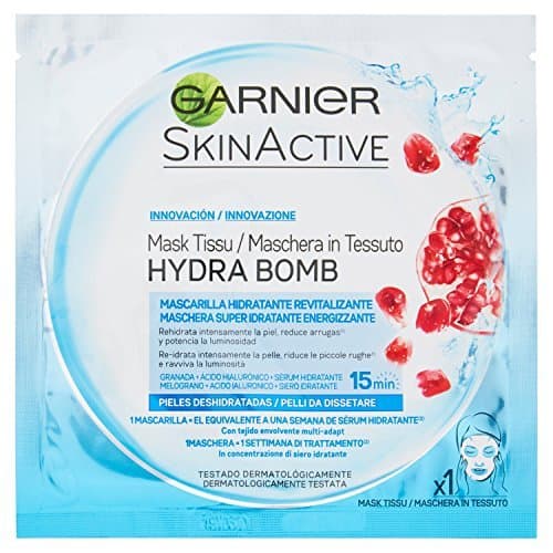 Belleza Garnier SkinActive Hydra Bomb Maschera Super Idratante Energizzante per Pelli da Dissetare