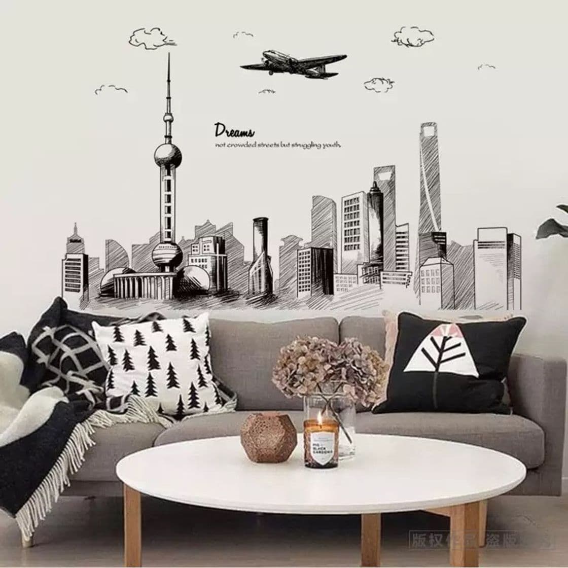 Fashion Dibujo para decorar pared