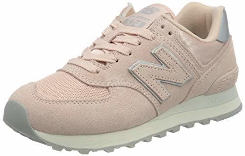 Moda New Balance 574 Sateen Tab, Zapatillas para Mujer, Rosa