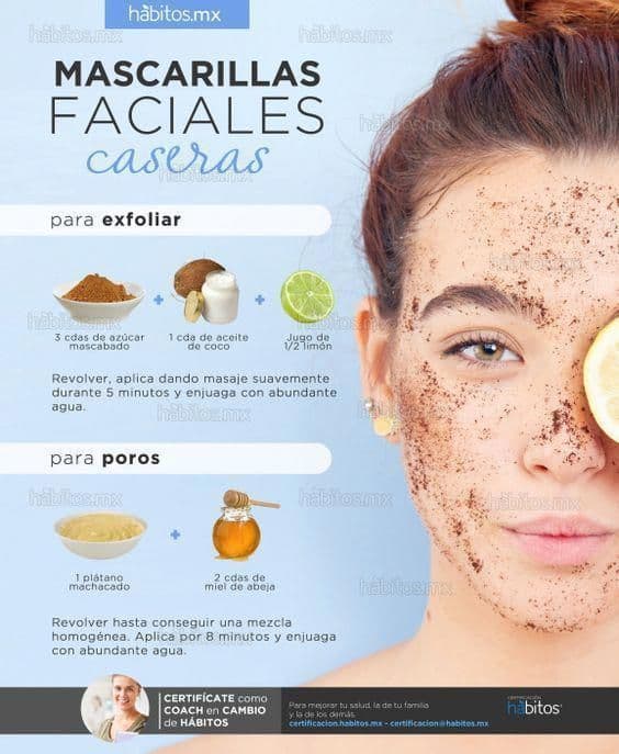 Fashion Mascarillas faciales caseras 