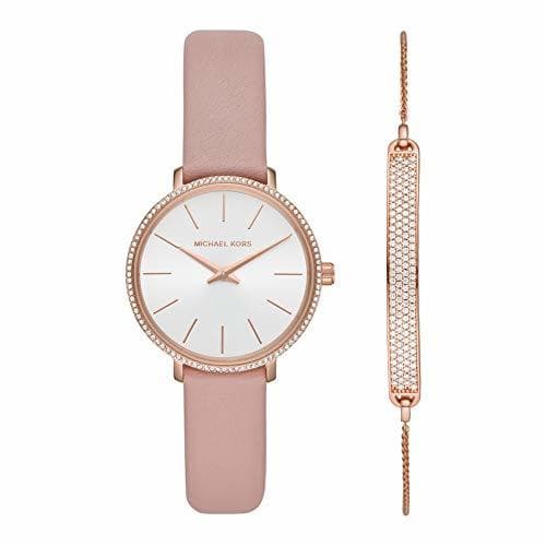 Producto MICHAEL KORS Mini Pyper Set de Reloj y Pulsera Deslizante en Tono