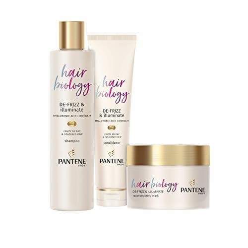 Beauty Pantene Pro-V Hair Biology des-Frizz & Illuminate Champú