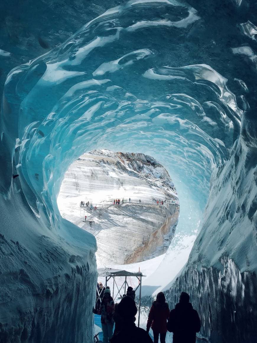 Place La Mer de Glace - Montenvers, Chamonix (William England 1863 location - stereo n°328)