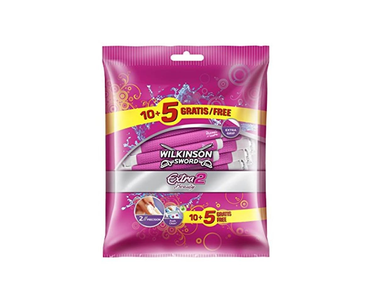 Product Wilkinson Sword Extra 2 BEAUTY - Pack 15 Maquinillas de Afeitar Desechables