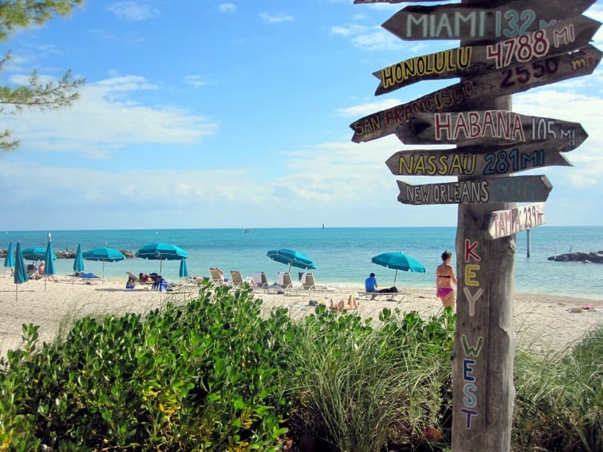 Place Fort Zachary Taylor State Park Beach