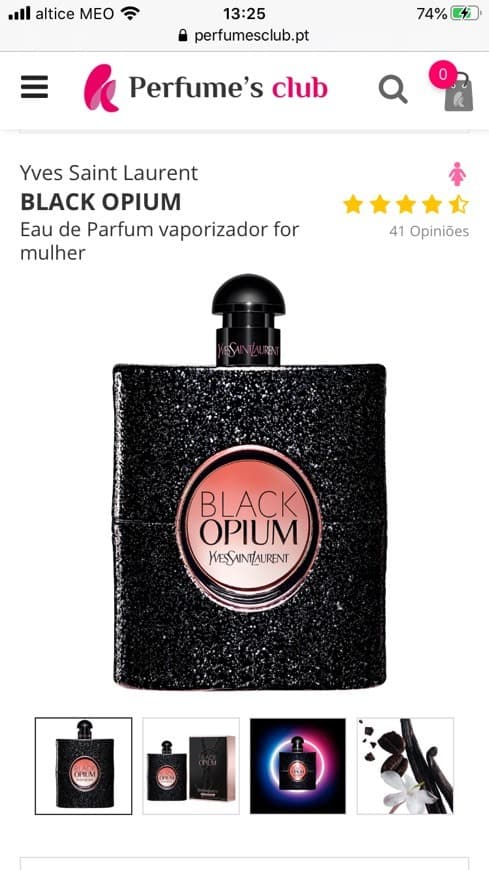 Fashion BLACK OPIUM perfume EDP preços online Yves Saint Laurent ...