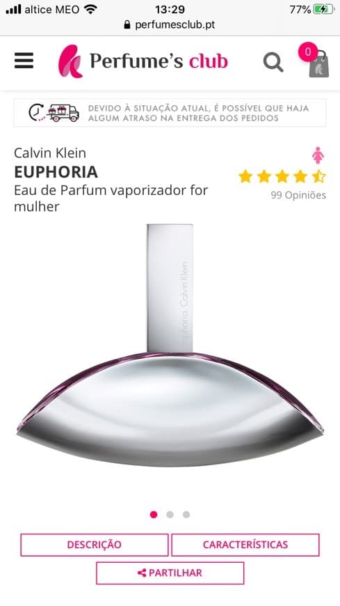 Fashion EUPHORIA perfume EDP preços online Calvin Klein - Perfumes Club