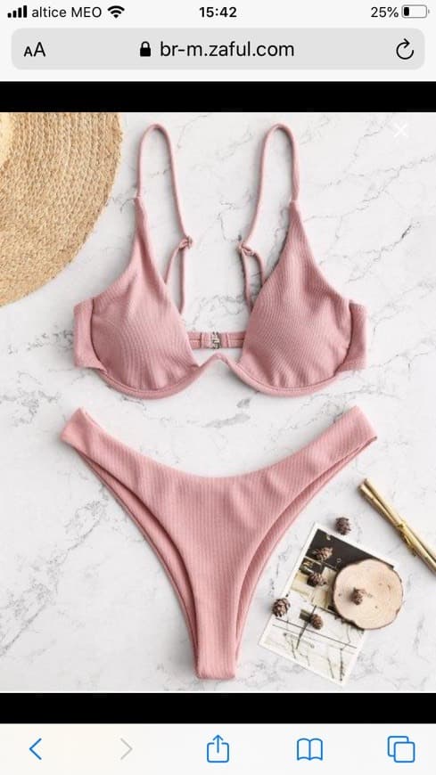 Fashion Bikini zaful rosa