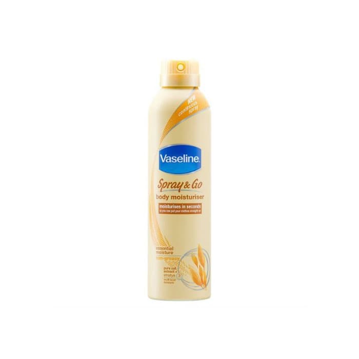 Beauty Vaselina Spray & Go crema hidratante de cuerpo de la humedad esencial