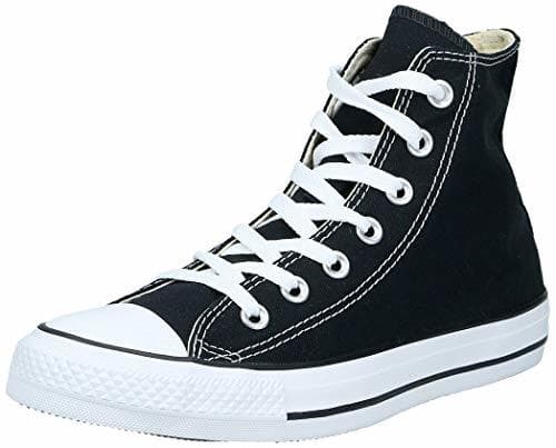 Moda Converse Chuck Taylor All Star Hi, Zapatillas Altas Unisex adulto, Negro