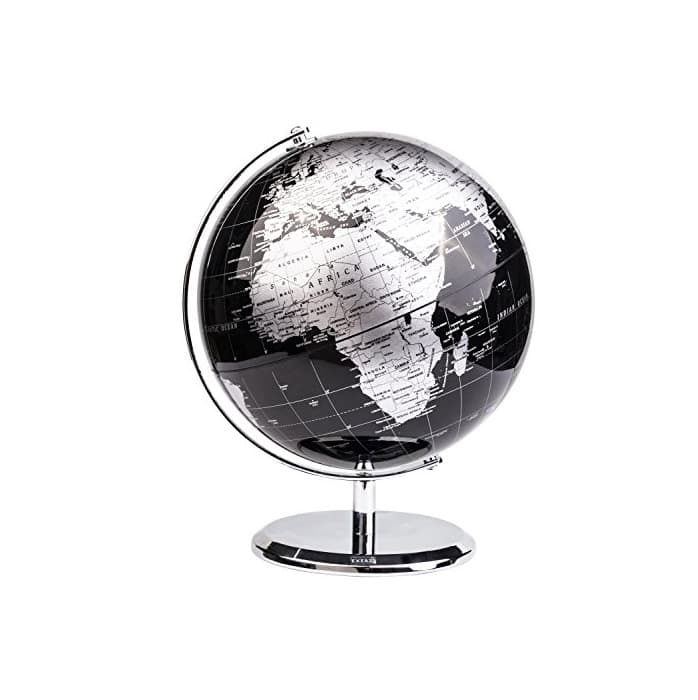 Product Exerz 20cm Globo Terráqueo - en Inglés - Decoración de escritorio educativa/geográfica/moderna