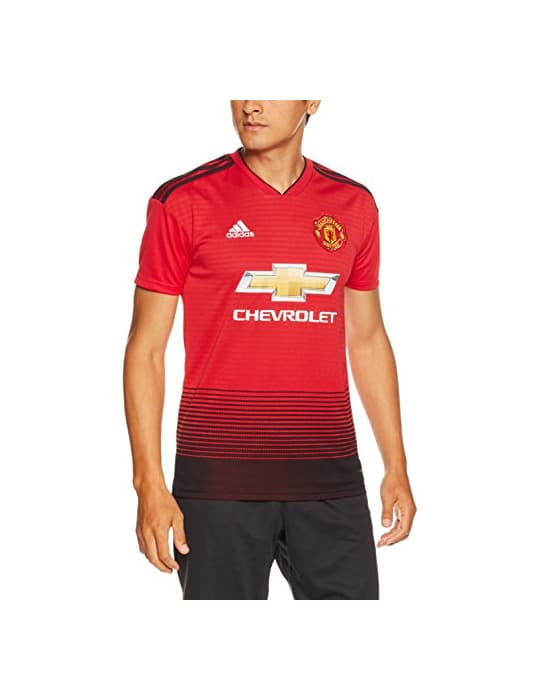 Fitness adidas 18/19 Manchester United Home Camiseta, Niños, Rojo