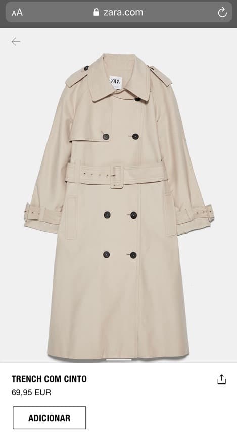 Producto Trench c/Cinto