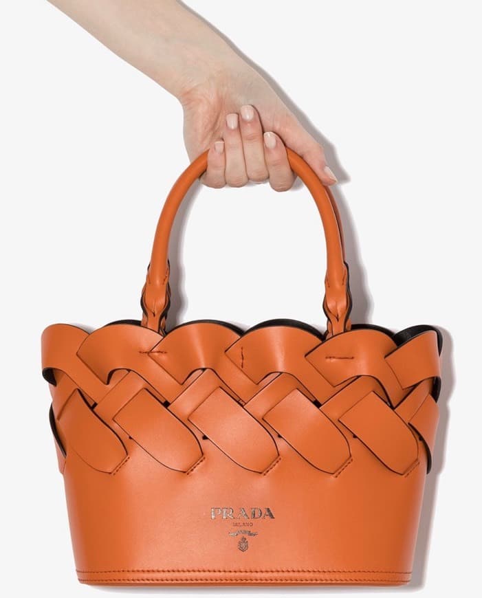 Product PRADA Vitello worven Tote Bag