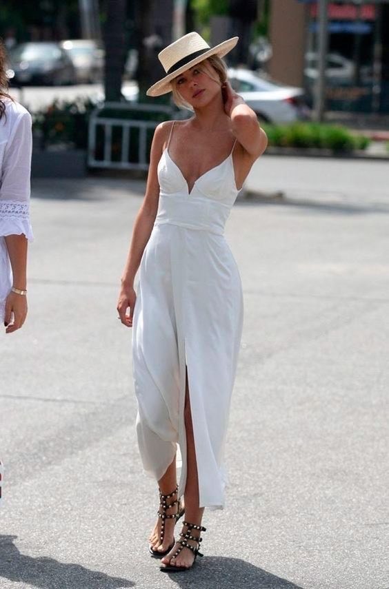 Fashion White dress