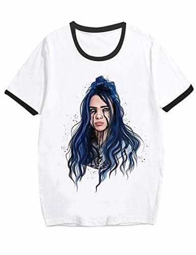 Moda Camiseta Billie Eilish Mujer