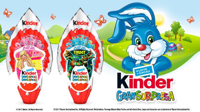 Moda Ovo Kinder gransurpresa 