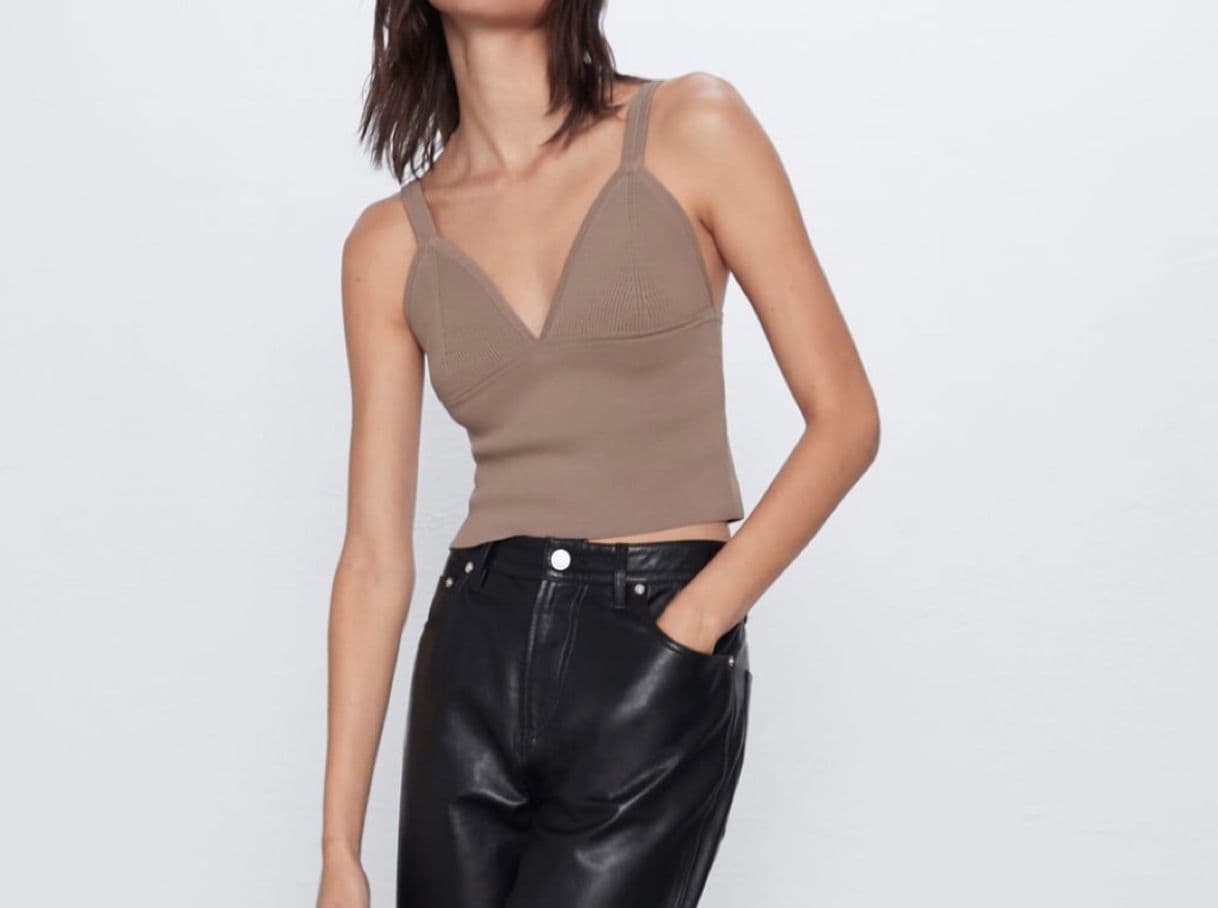 Producto Crop top malha Zara