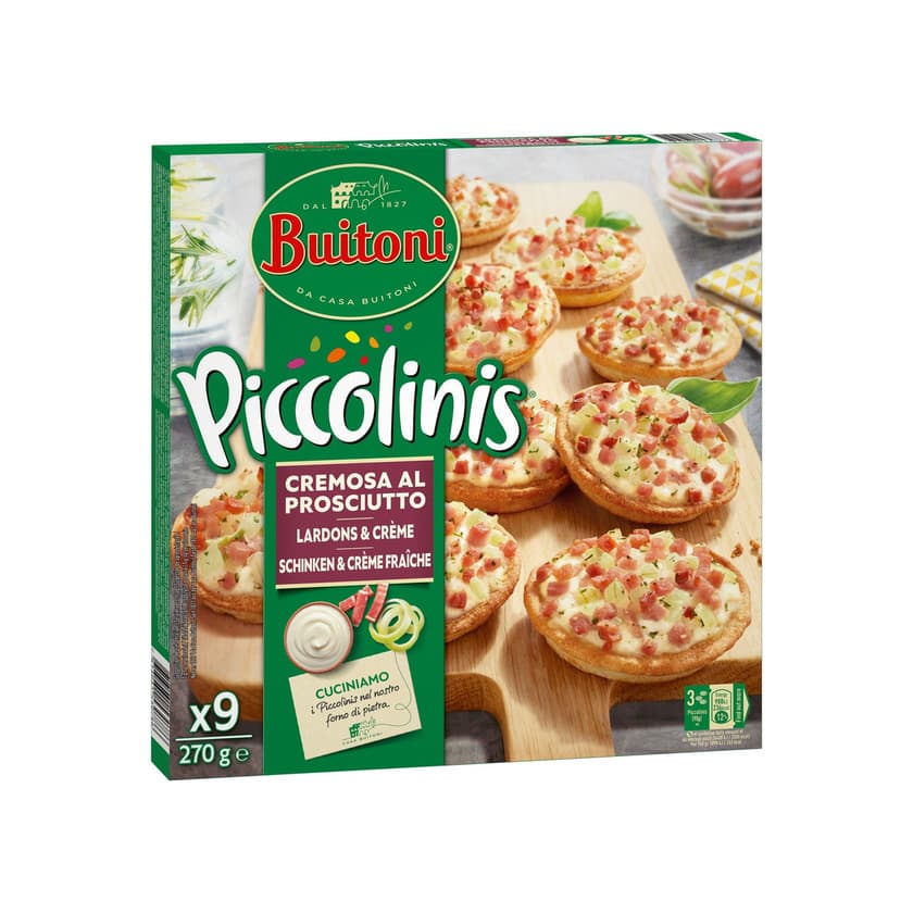 Producto Mini pizzas Piccolinis