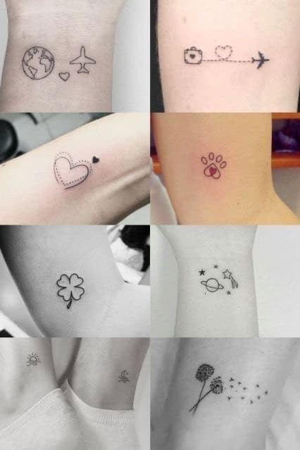 Moda Tatuagens Femininas delicadas