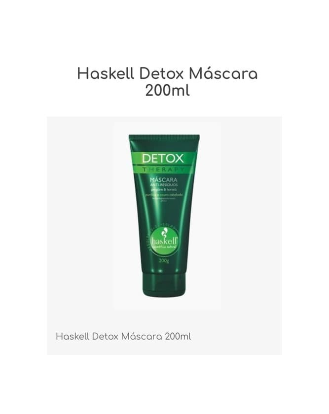 Product Haskell máscara 