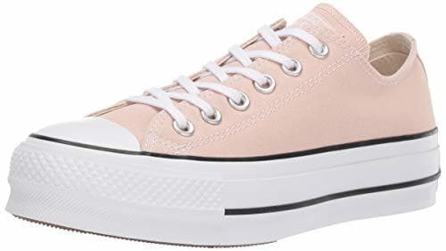 Fashion Converse Chuck Taylor All Stars, Zapatillas para Mujer, Beige