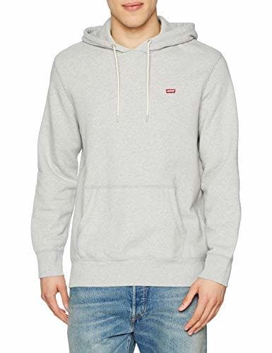 Fashion Levi's Original Hm Pullover Hoo Capucha, Gris