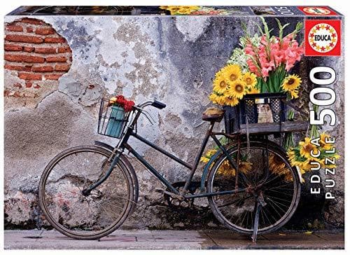 Product Educa Borras Puzzle Bicicleta Con Flores 500 Piezas