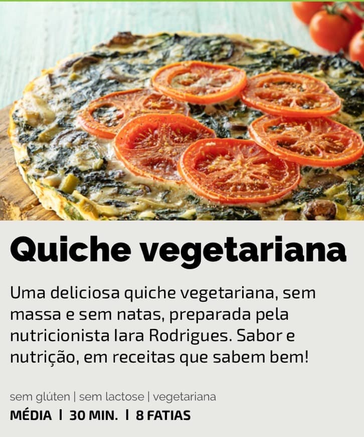 Fashion Quiche vegetariana 