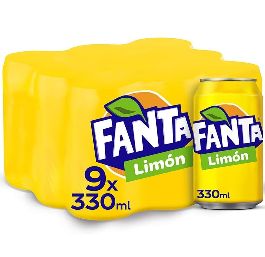 Moda 
Fanta Limón Lata - 330 ml (Pack de 9