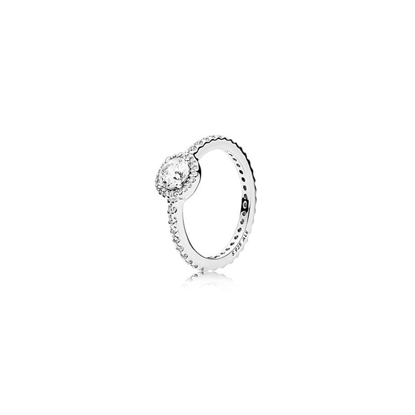 Moda Pandora para Mujer-Ring Elegancia clásica 925 Plata Blancos