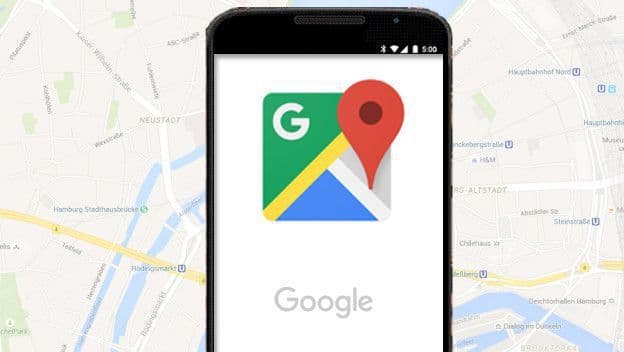 App Google Maps - trafico y comida