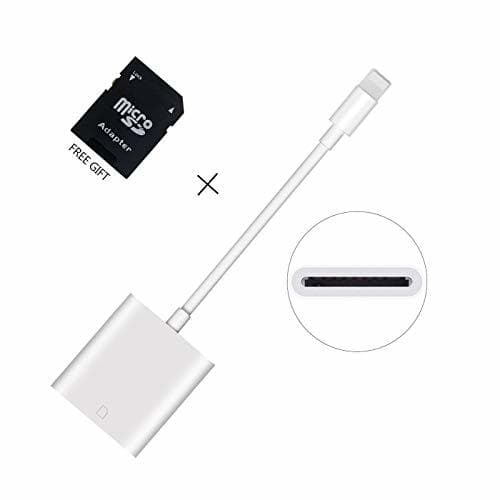 Electronic Lector de Tarjeta de Cámara Visor para Phone Pad, SD Adaptador Compatible