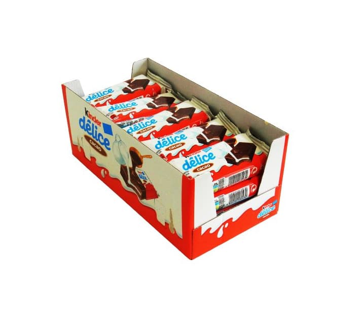 Producto Paquete de 20 Ferrero Kinder Delice Cacao de 42g